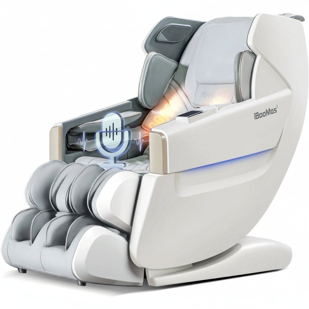 iBooMas 4D Zero Gravity Massage Chair with Bluetooth