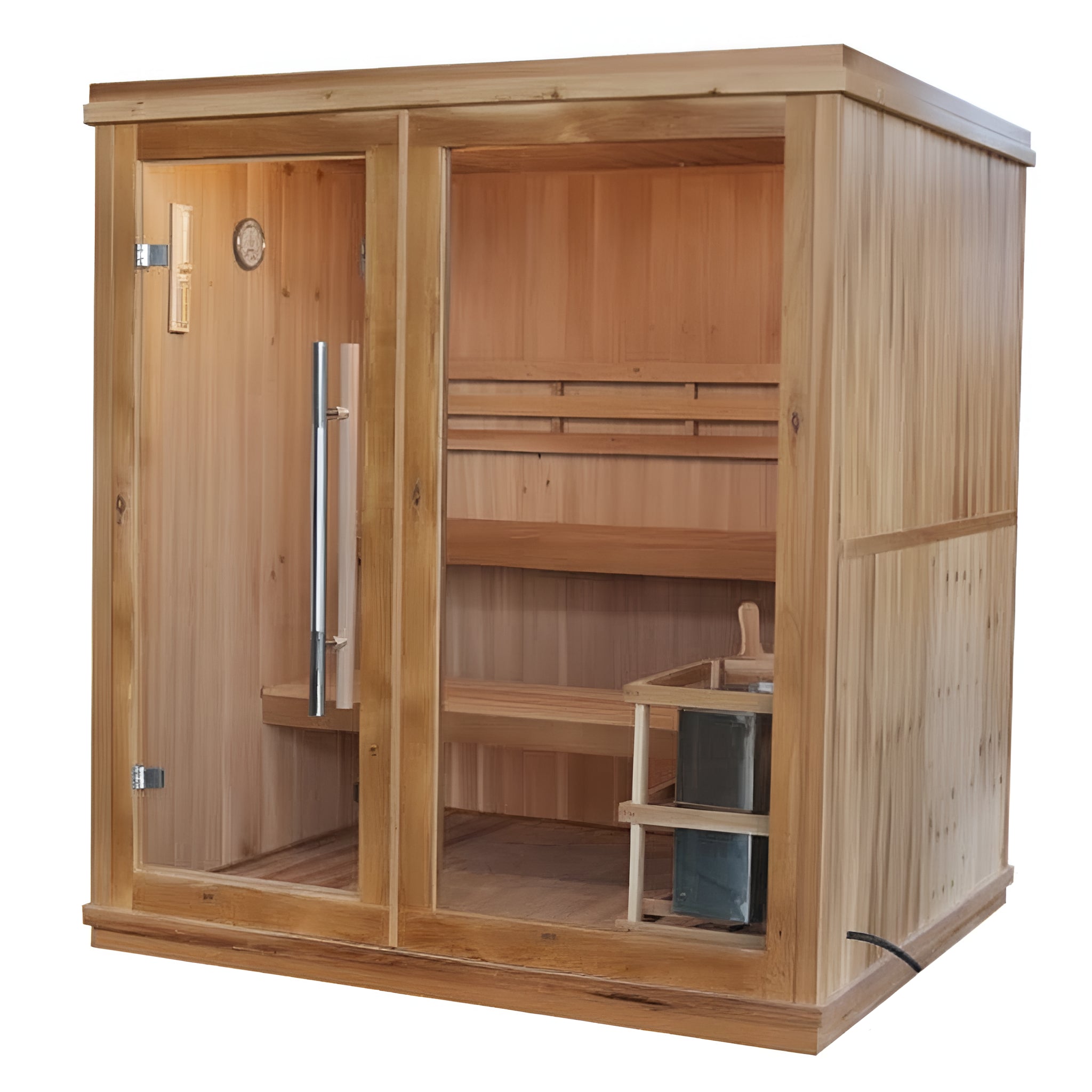 SunRay Charleston 4-Person Indoor Traditional Sauna